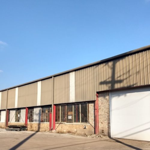 Industrial operation getting a metal building facelift